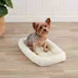 Adidog Padded Pet Bolster Bed - Small Size(21x12-inch) colour and design may vary Sale