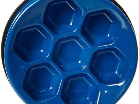 adidog Dog Slow Feeder Bowl for Anti-Bloating,Soccer ball-Blue For Discount