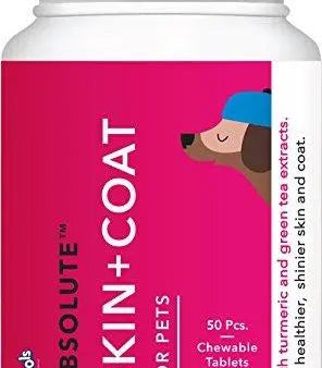 Drools Absolute Skin + Coat Tablet- Dog Supplement, 50 Pcs For Cheap