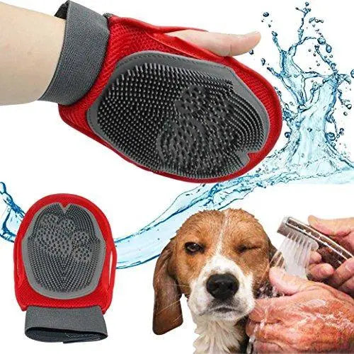 House Of Quirk Pets Grooming Mitt Nylon Mesh Pet Brush (Color As Per Availability) Hot on Sale