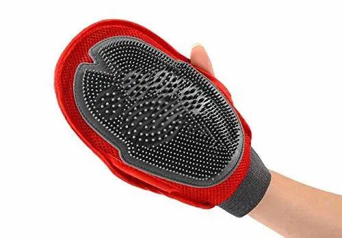 House Of Quirk Pets Grooming Mitt Nylon Mesh Pet Brush (Color As Per Availability) Hot on Sale