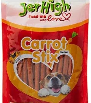 JerHigh Carrot Stix Dog Treats, 100 g Online