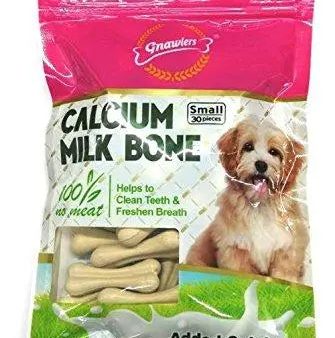 Gnawlers Calcium Milk Bone For Dogs & Puppies 30pc - 270g For Cheap