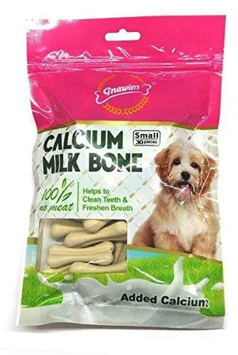 Gnawlers Calcium Milk Bone For Dogs & Puppies 30pc - 270g For Cheap