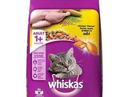 Whiskas Dry Cat Food, Chicken for Adult cats, 1.2 kg Discount