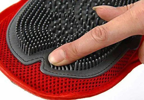 House Of Quirk Pets Grooming Mitt Nylon Mesh Pet Brush (Color As Per Availability) Hot on Sale