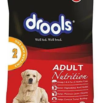 Drools Chicken and Egg Adult Dog Food, 10kg +1kg free For Discount