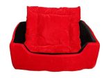 adidog Products Super Soft Dual (Rectangular) Colour Round Dog Cat Velvet Bed (Small) For Cheap