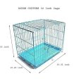 Adidog Metal Cage With Removable Tray For Dogs Rabbit Blue 30 Inch Medium 3 no. Hot on Sale