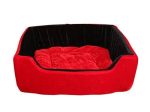 adidog Products Super Soft Dual (Rectangular) Colour Round Dog Cat Velvet Bed (Small) For Cheap