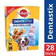 Pedigree Dentastix (Value) Oral Care Dog Treat for Adult Medium Breed (10-25kg) Dogs, 720 g Monthly Pack (28 Sticks) Pack of 4 For Discount