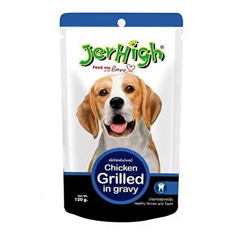 Jerhigh Grilled Chicken in Gravy 120g(Pack of 4) on Sale