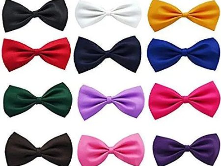 Sorella z Dog Puppy Cat PET Lovely Neck Bowties Combo of Twelve (will send 12 different available colors from stock) Sale