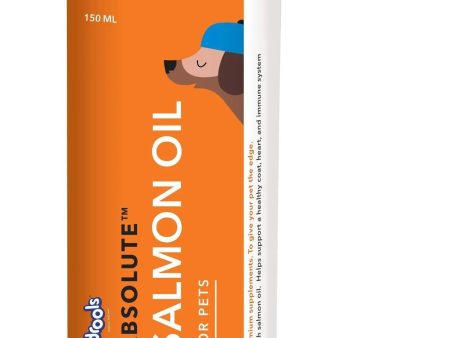 Drools Absolute Salmon Oil Syrup Dog Supplement, 150 ml pack of 2 For Sale