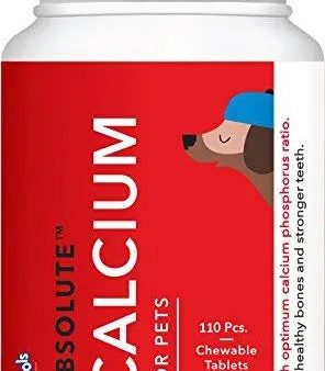 Drools Absolute Calcium Tablet- Dog Supplement, 110 Pieces For Discount