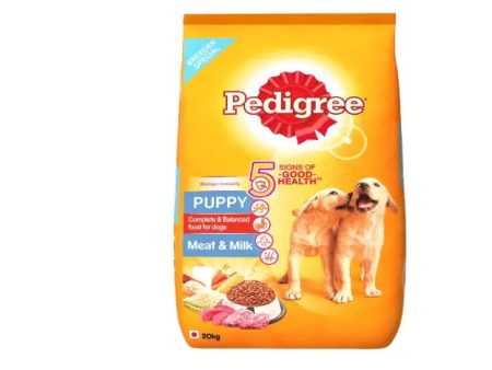 Pedigree Puppy Dog Food Meat & Milk, 20 kg breeder pack Online Sale