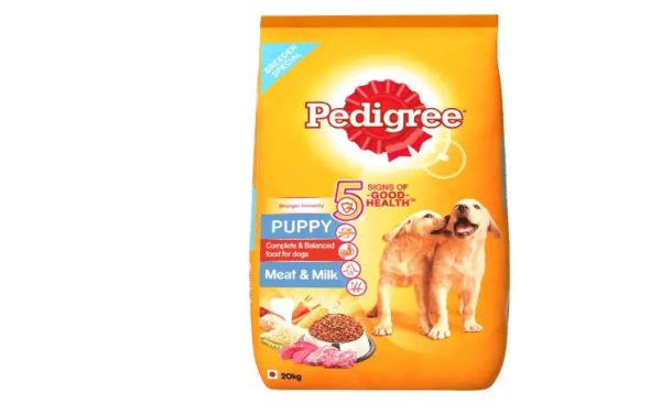 Pedigree Puppy Dog Food Meat & Milk, 20 kg breeder pack Online Sale