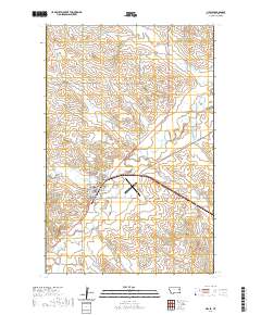 USGS US Topo 7.5-minute map for Circle MT 2020 Online