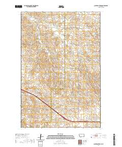 USGS US Topo 7.5-minute map for Cluster Buttes SE MT 2020 Online Sale