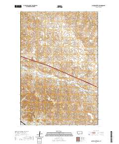 USGS US Topo 7.5-minute map for Cluster Buttes SW MT 2020 For Discount