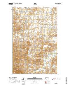 USGS US Topo 7.5-minute map for Cleveland MT 2020 on Sale