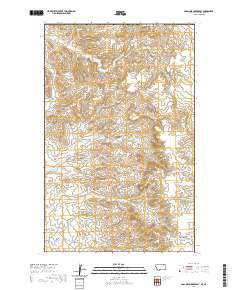 USGS US Topo 7.5-minute map for Coal Mine Creek East MTSK 2020 Fashion