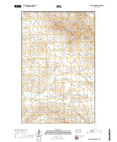 USGS US Topo 7.5-minute map for Coal Mine Creek West MTSK 2020 Discount