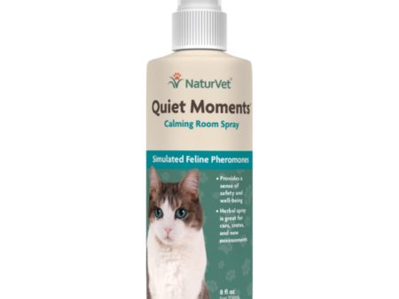 15% OFF: NaturVet Quiet Moments Herbal Calming Spray 8oz Hot on Sale