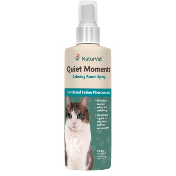 15% OFF: NaturVet Quiet Moments Herbal Calming Spray 8oz Hot on Sale