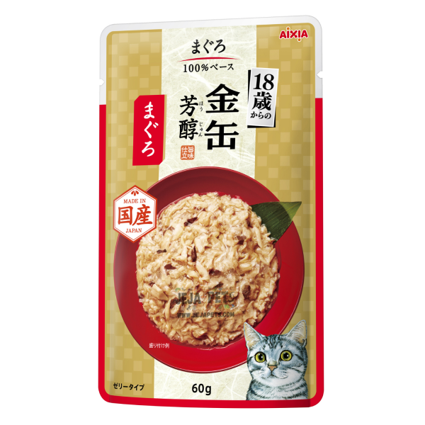 Aixia Kin-Can Rich Tuna 18+ Pouch Cat Food 60g x12 on Sale