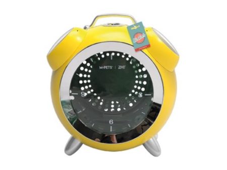 M-Pets Sixties Clock Smart Pet Carrier (Yellow) Sale