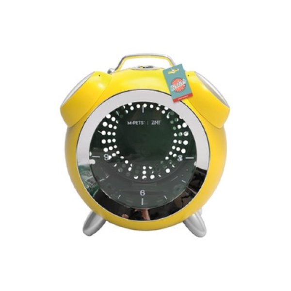 M-Pets Sixties Clock Smart Pet Carrier (Yellow) Sale