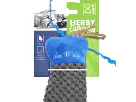 $3 OFF: M-Pets Herby Ice Wave Catnip Toy (Grey) For Discount