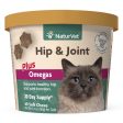 15% OFF: NaturVet Hip & Joint Plus Omegas Soft Chew Supplement For Cats 60ct For Sale