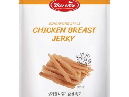 Bow Wow Singapore Style Chicken Breast Jerky Dog Treats 70g Discount