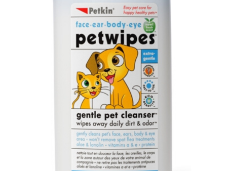 10% OFF: Petkin Pet Wipes For Cats & Dogs Online now