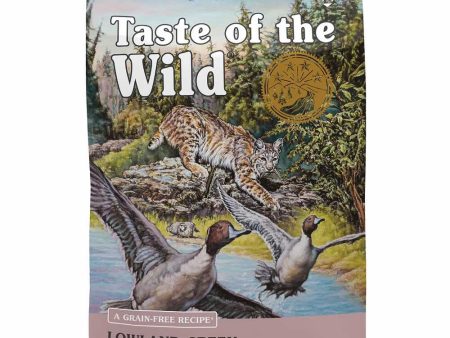 BUNDLE DEAL FREE TREATS : Taste Of The Wild Lowland Creek Roasted Quail & Roasted Duck Grain-Free Dry Cat Food on Sale